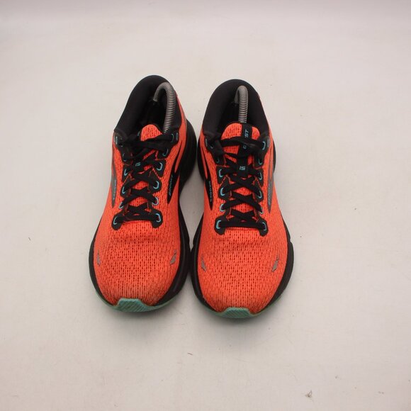 Brooks Ghost 15 Women’s Size 10 Running Lace Up Shoes Orange Teal 1203801B617 - Picture 2 of 8